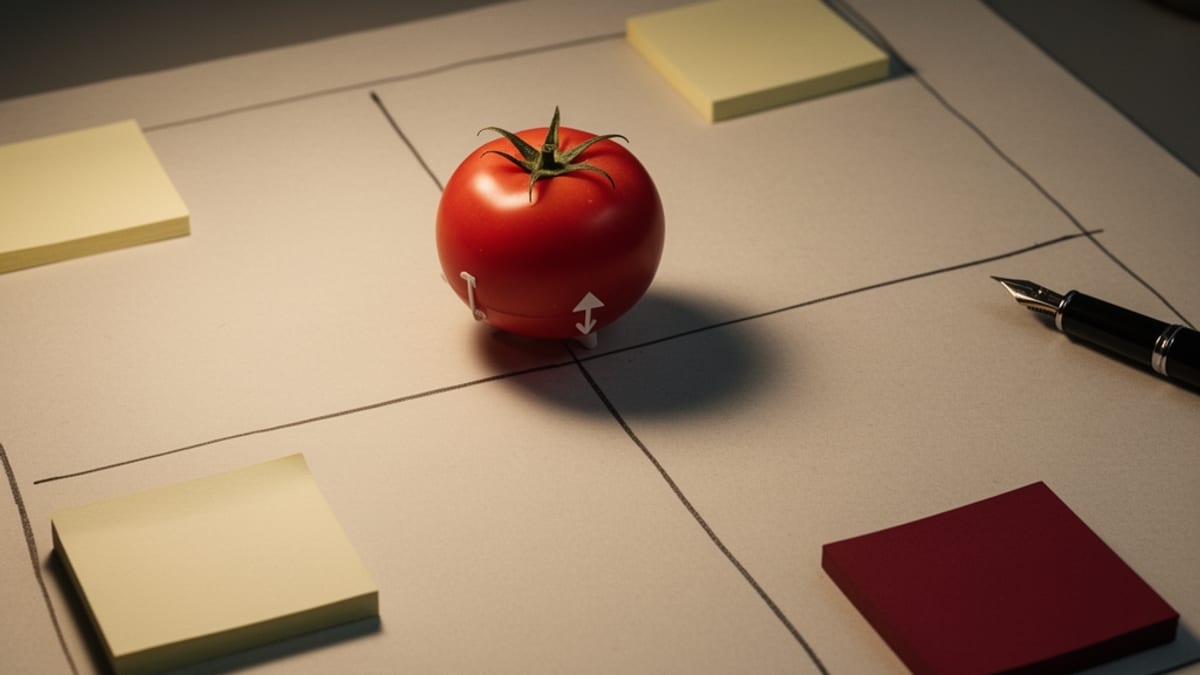 The Eisenhower Matrix Meets Pomodoro: How to Prioritize and Execute When You're Overwhelmed
